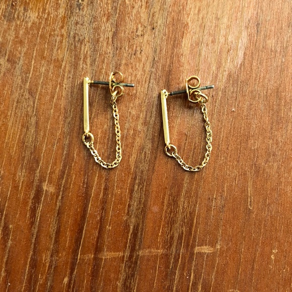 BaubleBar Jewelry - BaubleBar Bar Chain Earrings